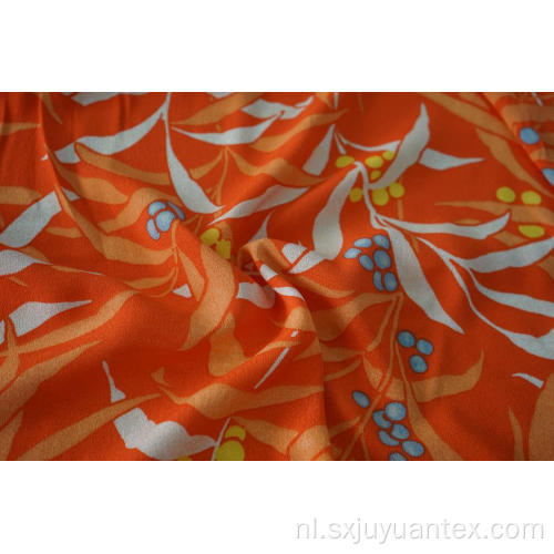 Viscose Rayon Morocian crêpe print stof